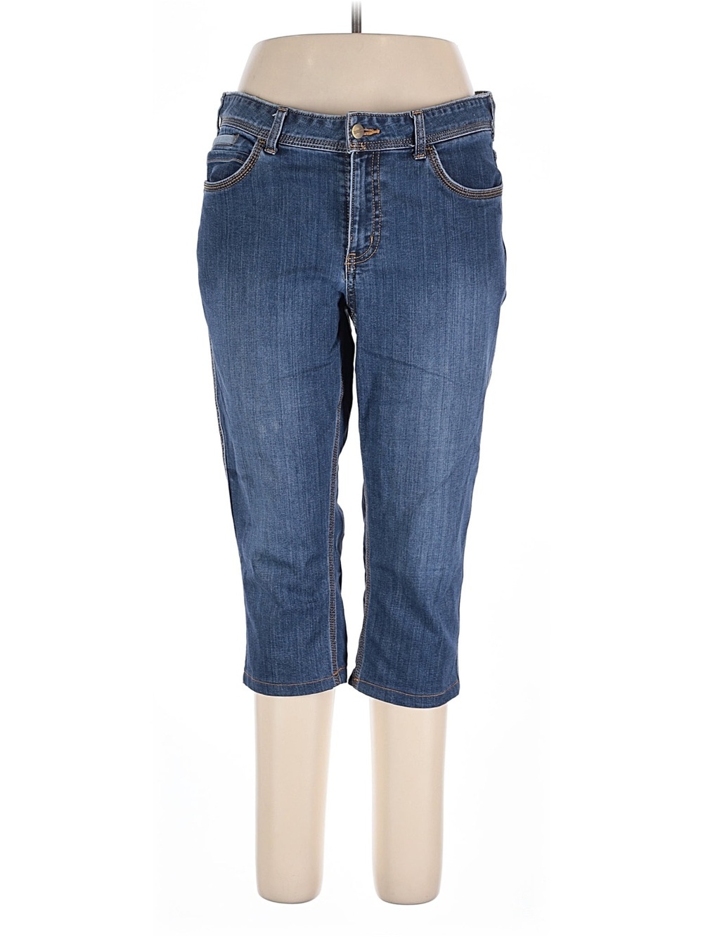 Carhartt Women's Size 14 Blue Cropped Jeans